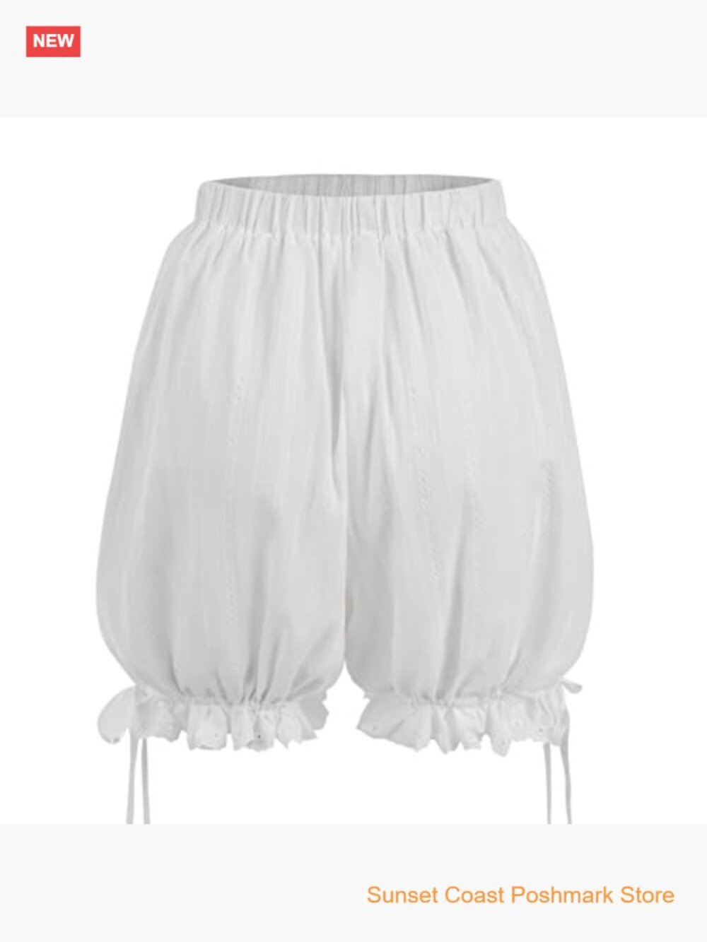 Ruffle Lace Bloomers for Women Victorian Renaissance Kawaii Pantaloons - Picture 3 of 6